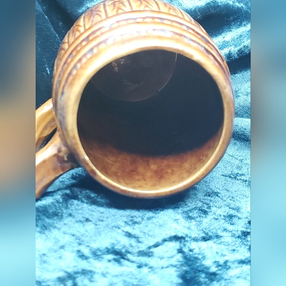 Vintage Root Beer Wood Barrel Ceramic Coffee Mug Brown - Picture 5 of 6